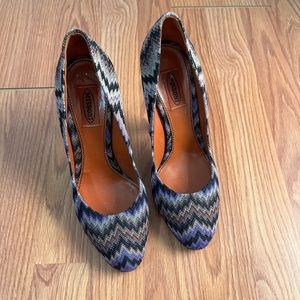 Missoni zigzag heels